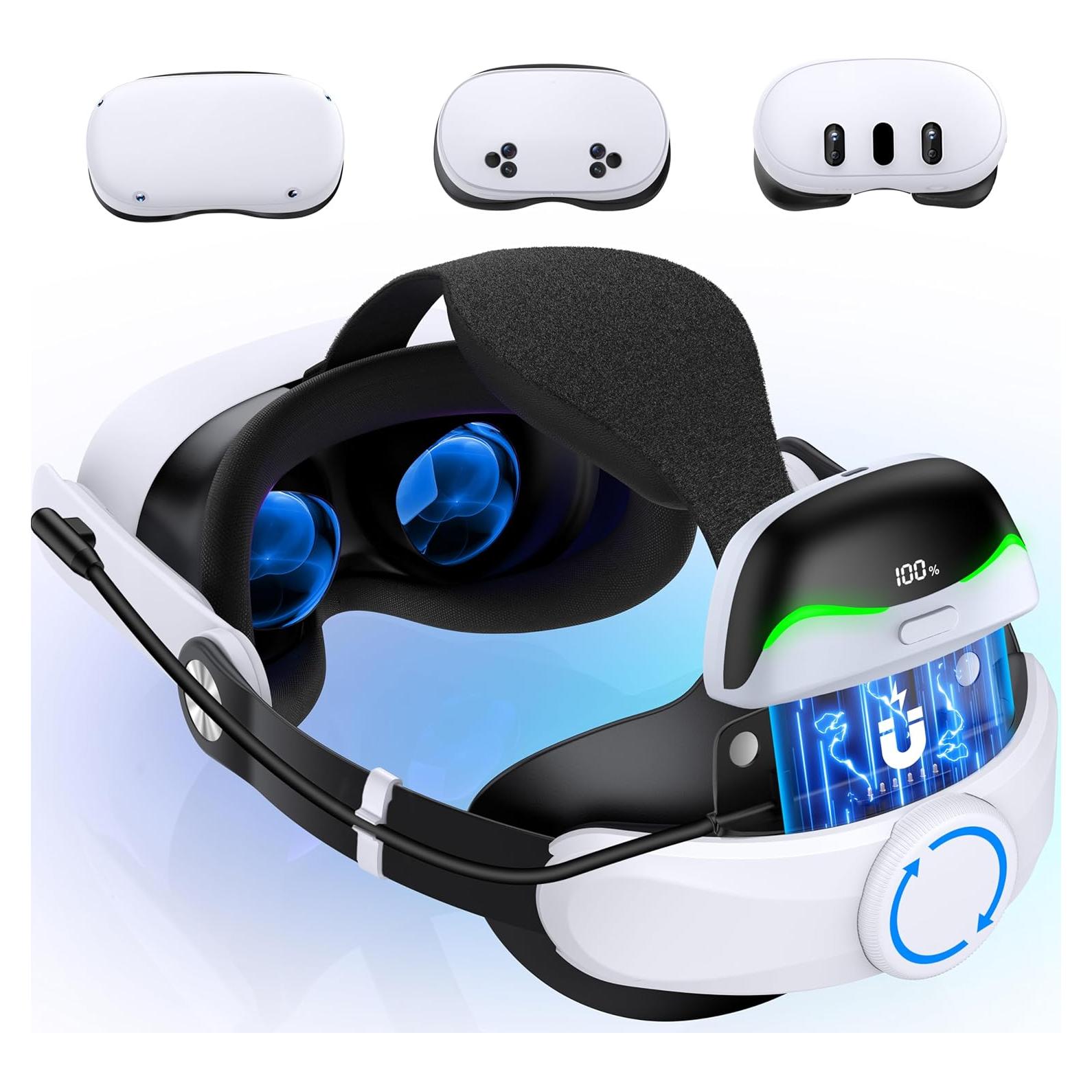 Correa para la Cabeza NinjajoyOX 6700mAh para Meta Quest 3/2