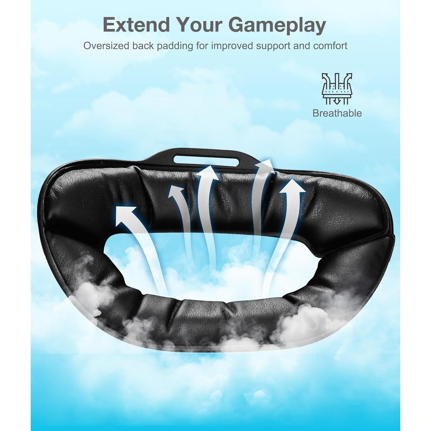 Correa para la cabeza NinjajoyOX para Meta Quest 3S/3/2 - 7500mAh