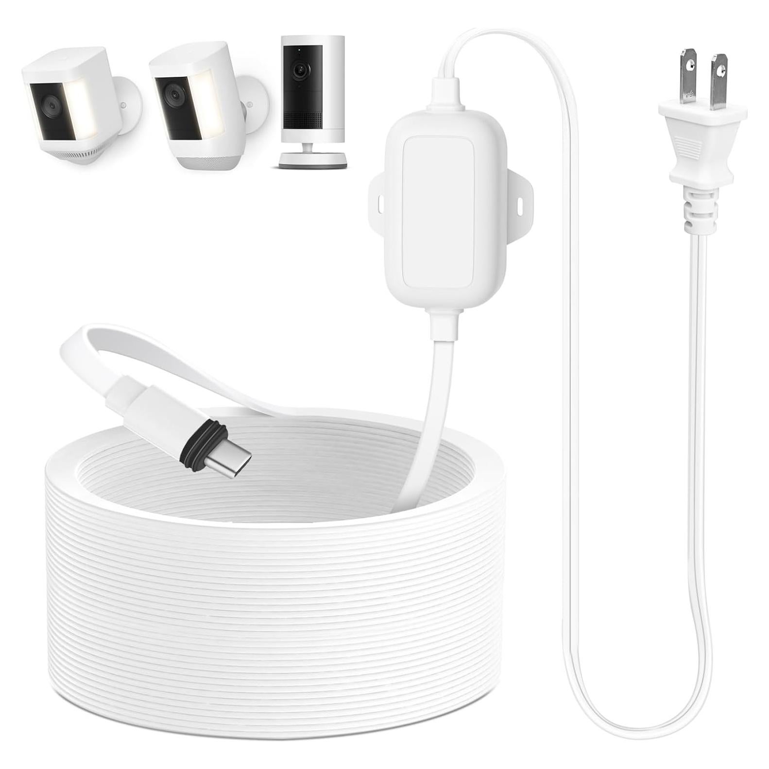 Adaptador de Poder 9.14m para Ring Spotlight Cam Plus/Pro