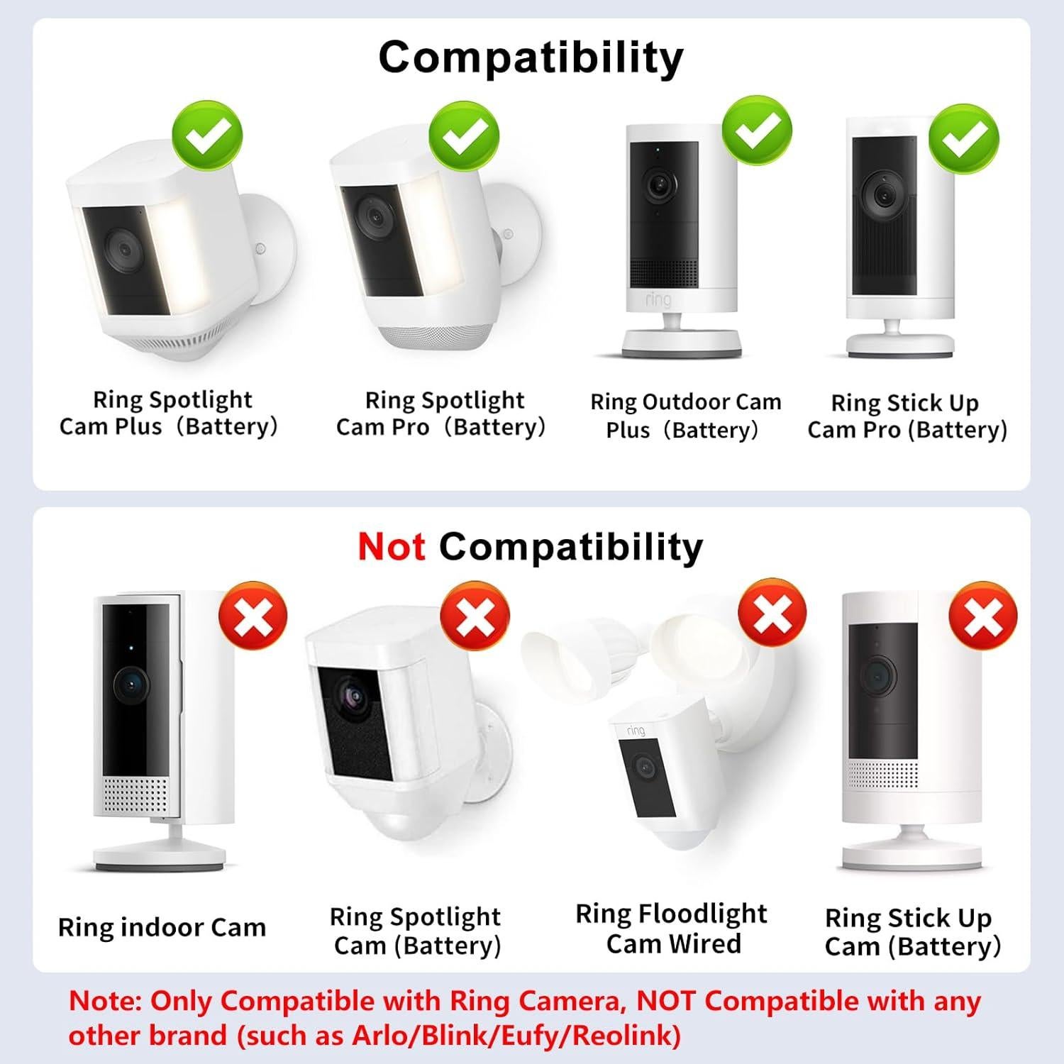 Adaptador de Poder 9.14m para Ring Spotlight Cam Plus/Pro