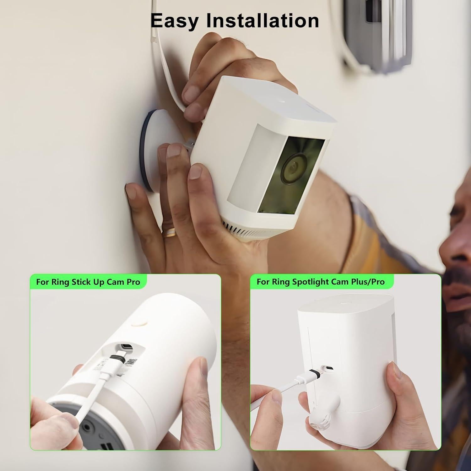 Adaptador de Poder 9.14m para Ring Spotlight Cam Plus/Pro