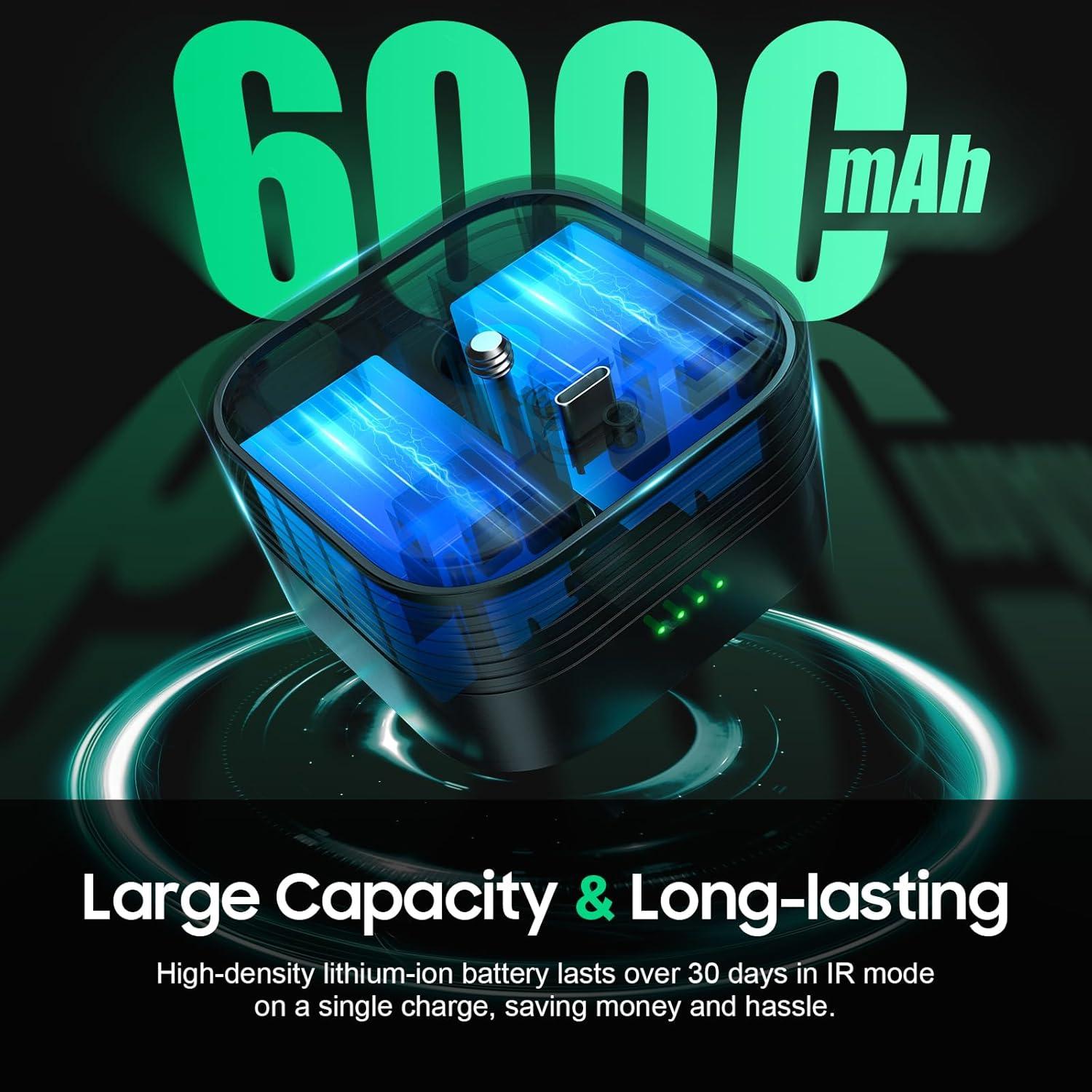 Batería Recargable Aiobuvr 6000mAh para Blink Outdoor 4