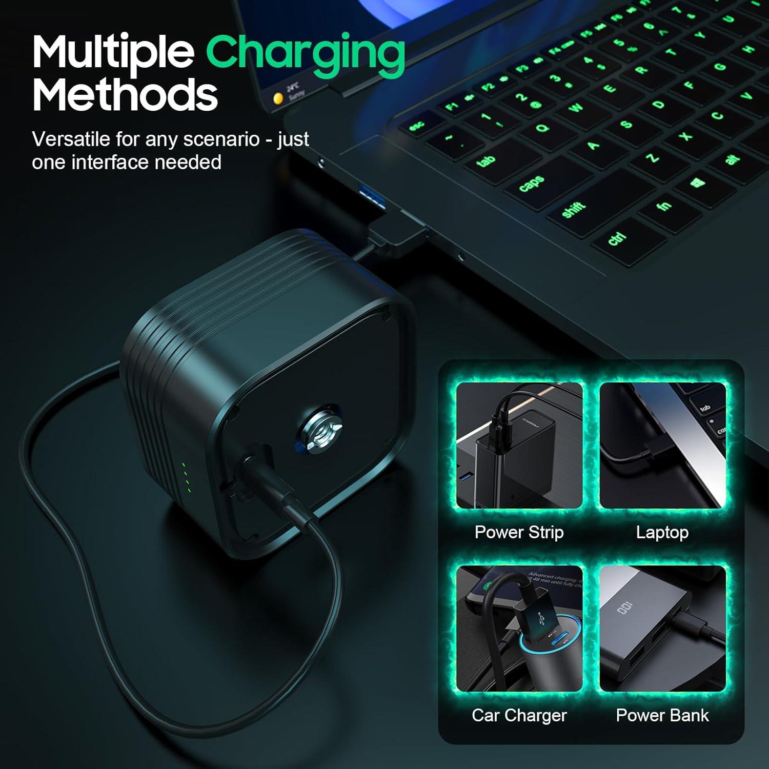 Batería Recargable Aiobuvr 6000mAh para Blink Outdoor 4