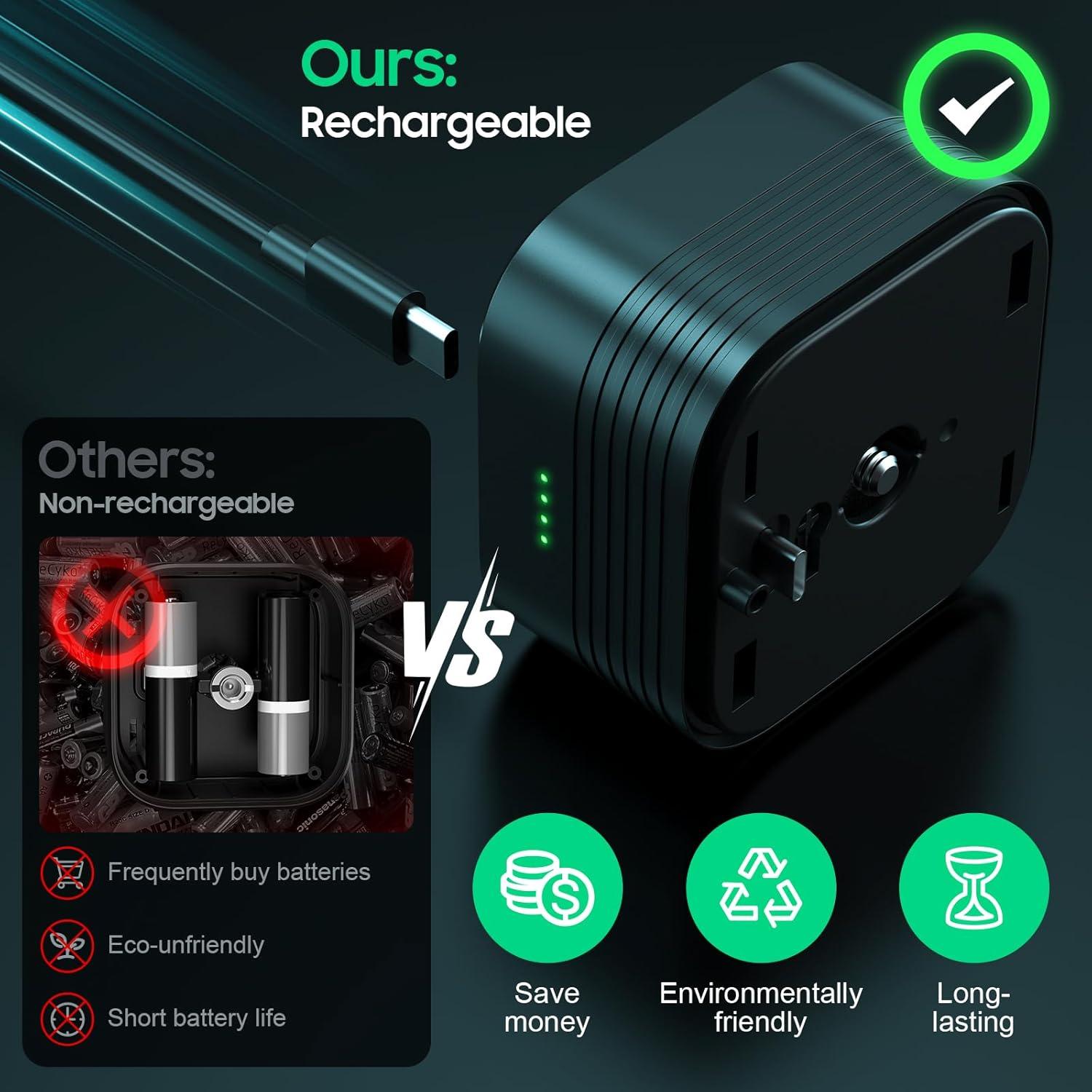 Batería Recargable Aiobuvr 6000mAh para Blink Outdoor 4