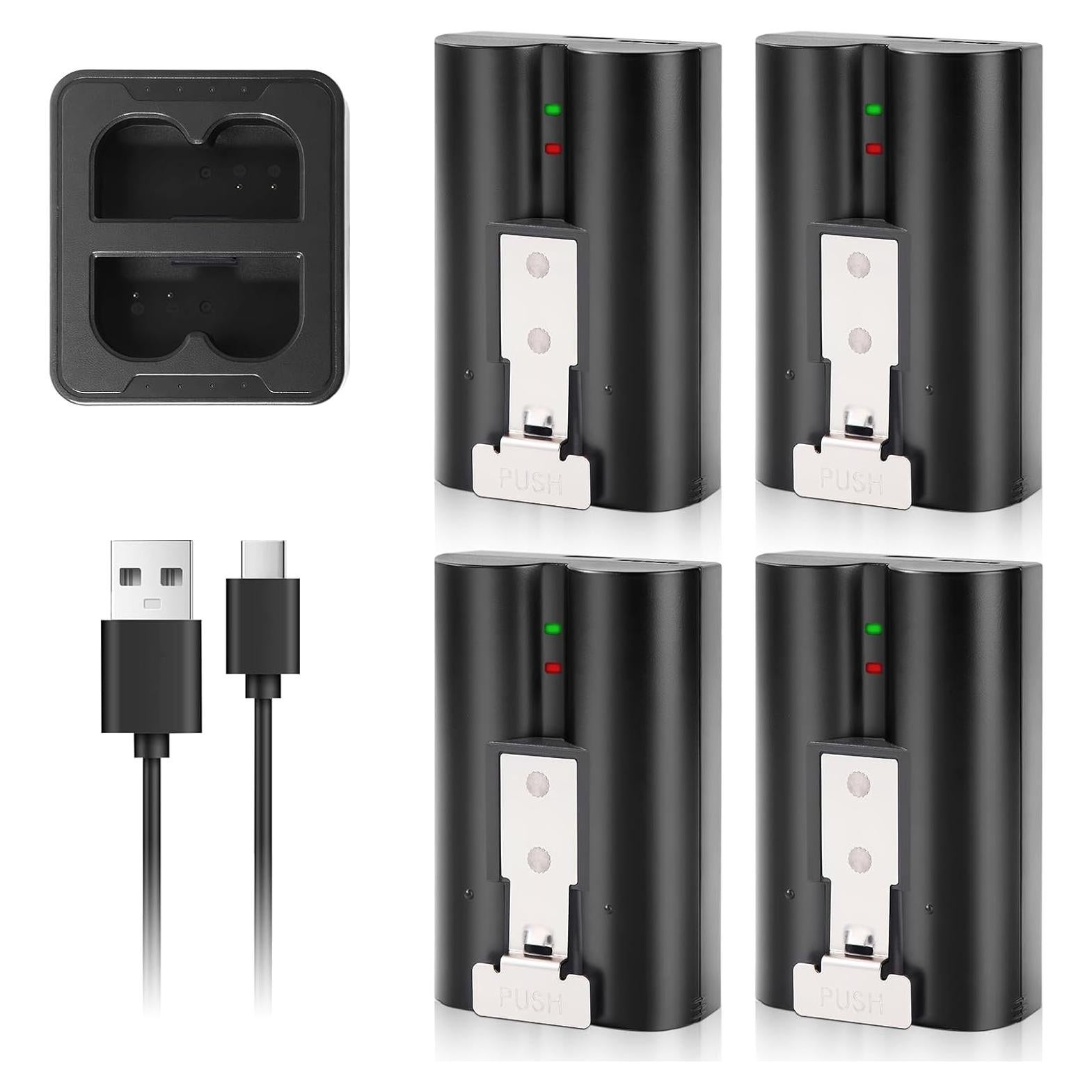Paquete de 4 Baterías Li-ion 6040mAh para Cámaras Ring