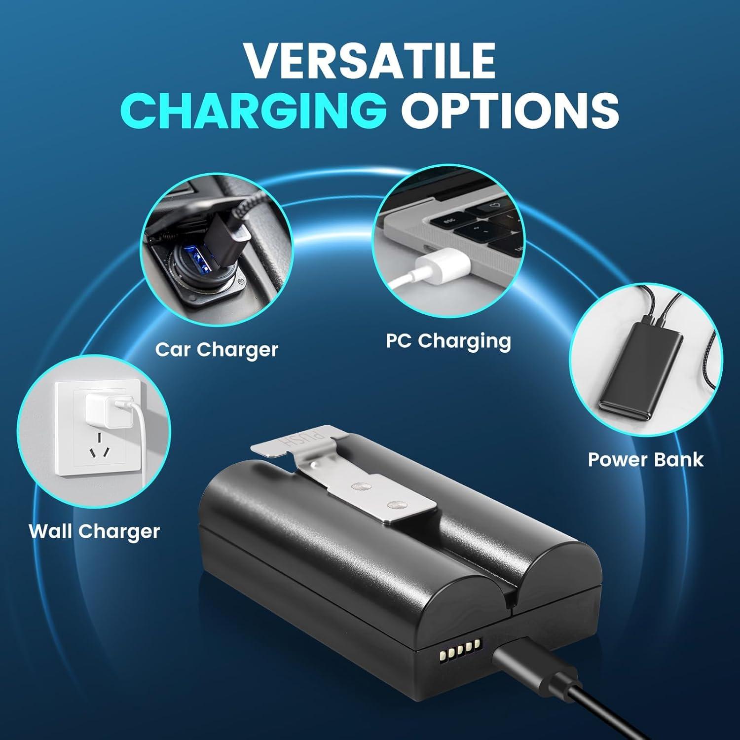 Paquete de 4 Baterías Li-ion 6040mAh para Cámaras Ring