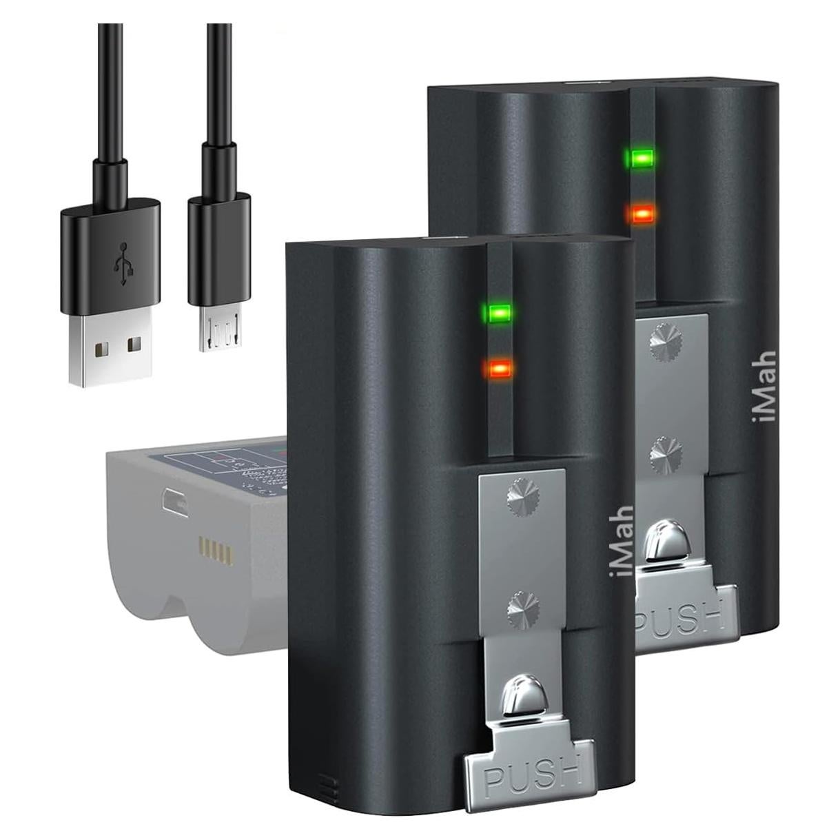 Batería Recargable iMah para Cámara Ring 2/3/4 - Paquete de 2