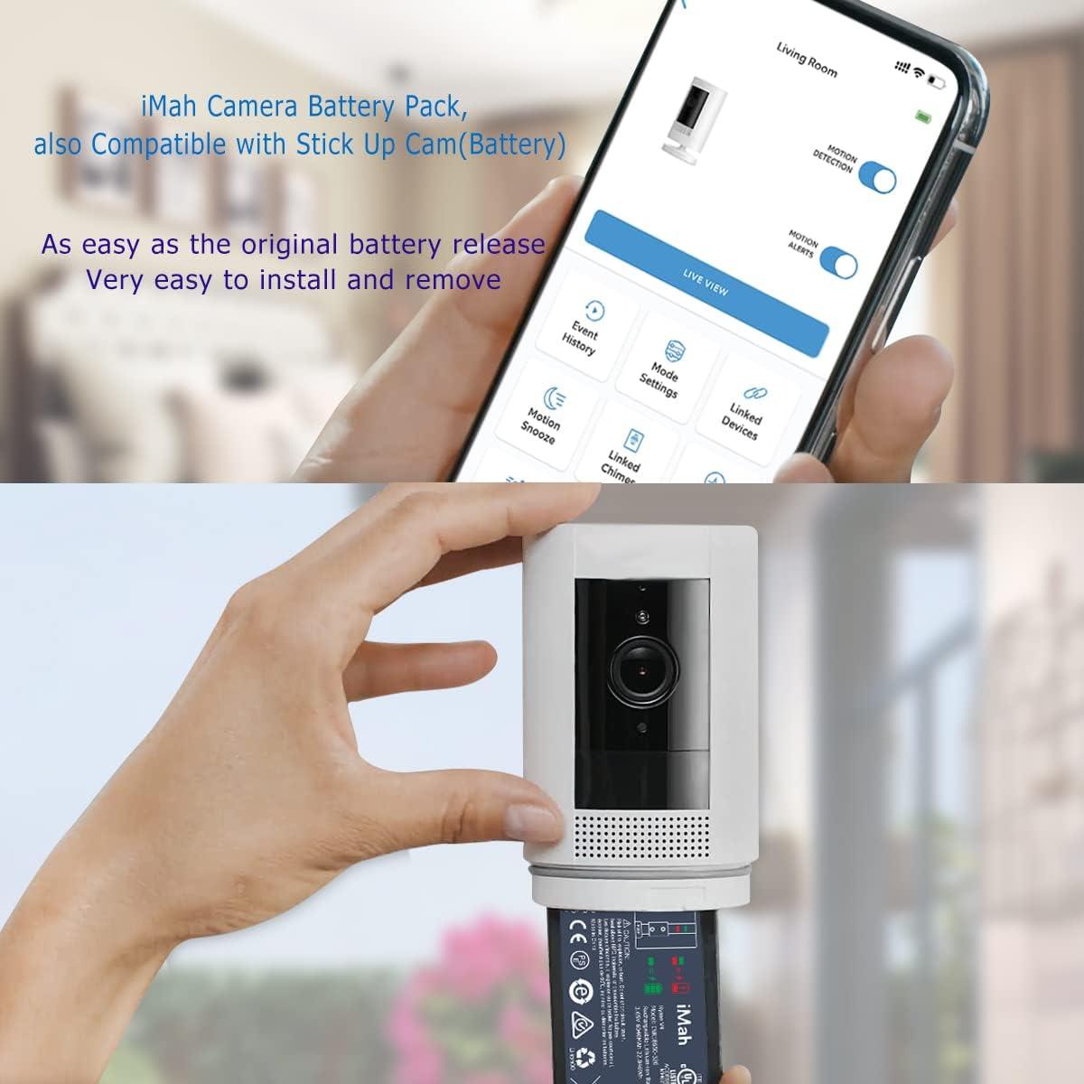 Batería Recargable iMah para Cámara Ring 2/3/4 - Paquete de 2