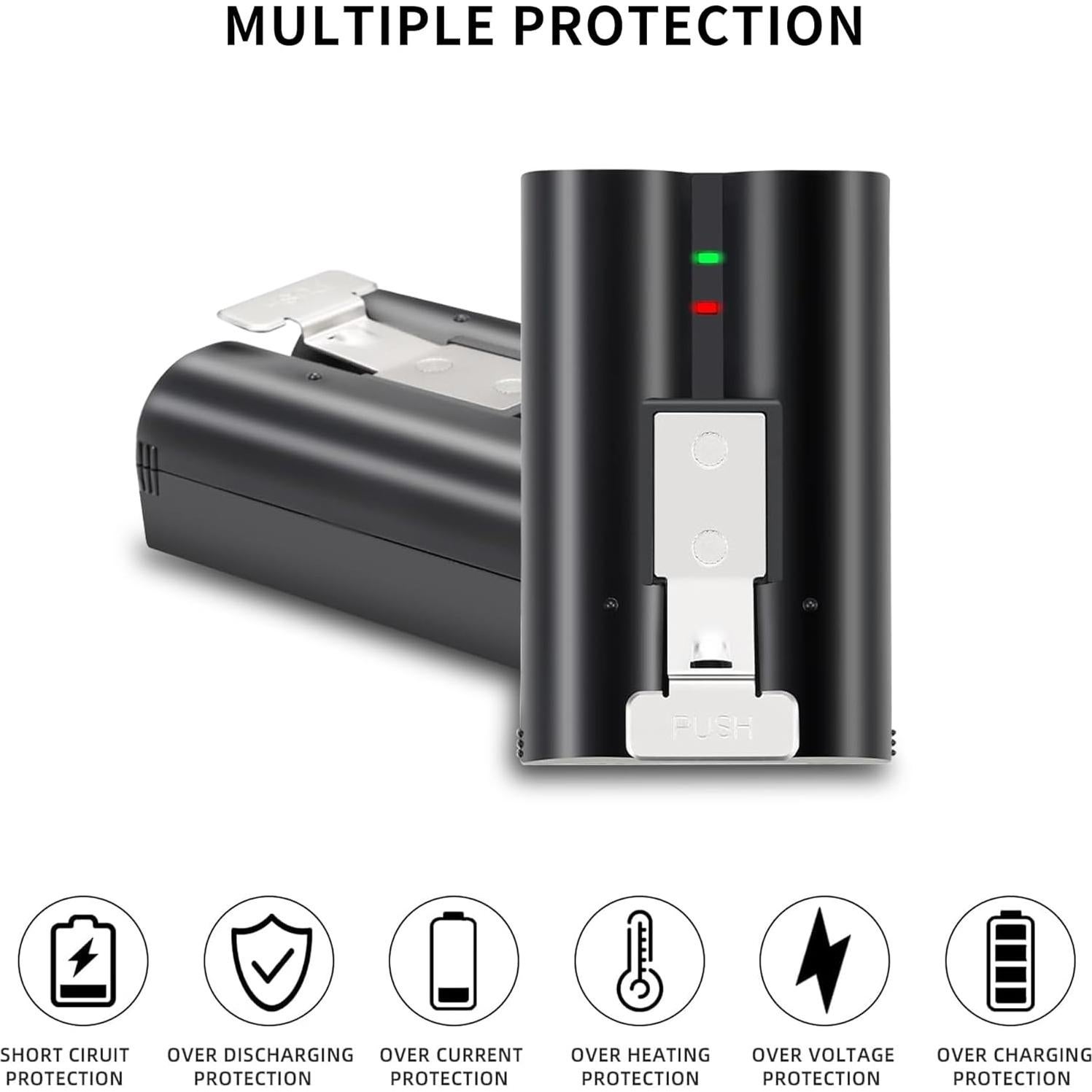 Batería de Reemplazo Litio-Ion 6040mAh para Timbre Ring