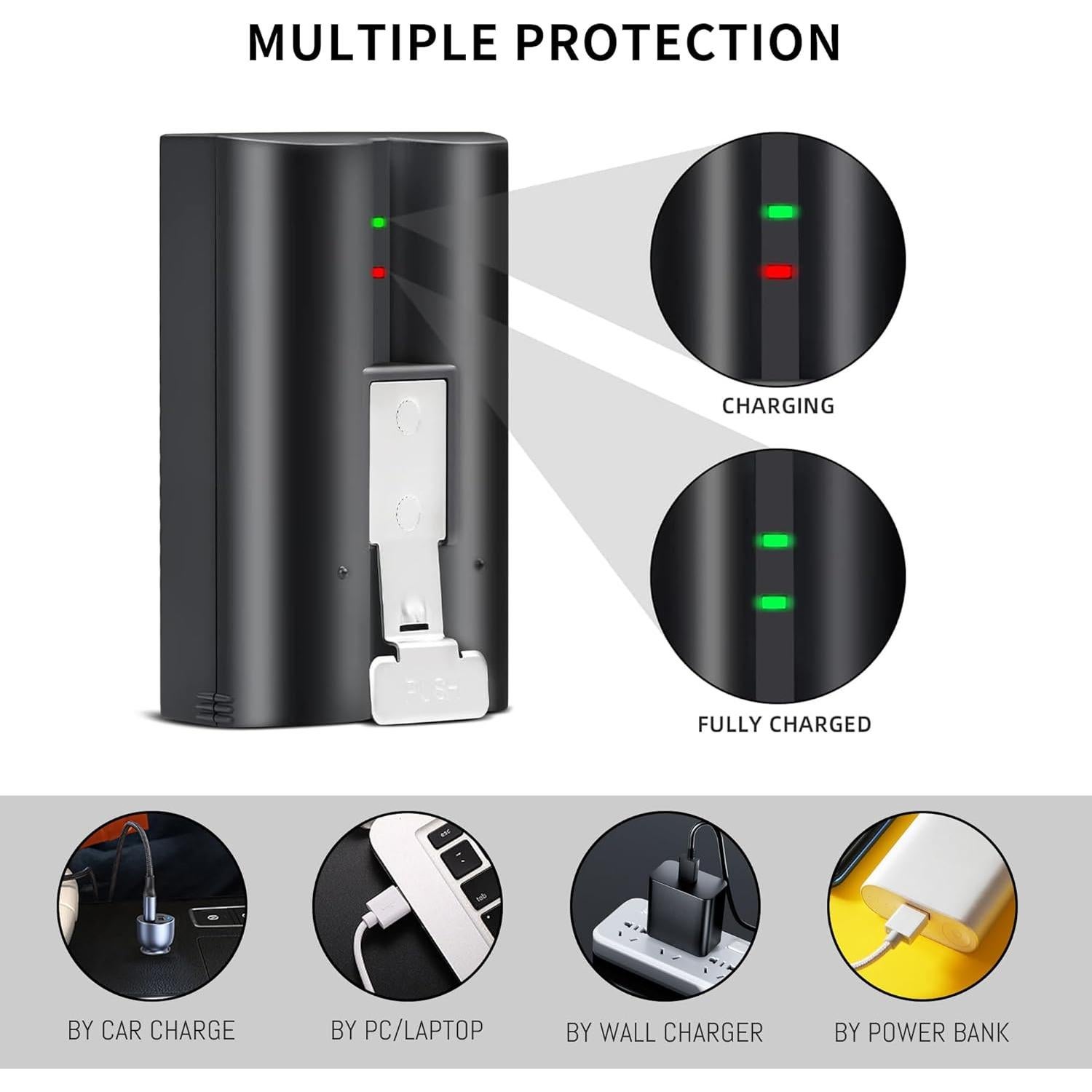 Batería de Reemplazo Litio-Ion 6040mAh para Timbre Ring