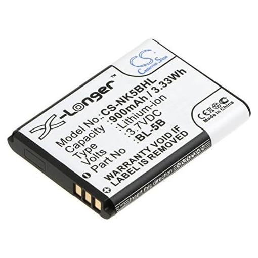 Batería de Reemplazo Li-ion 3.7V 900mAh Aijos para GPS