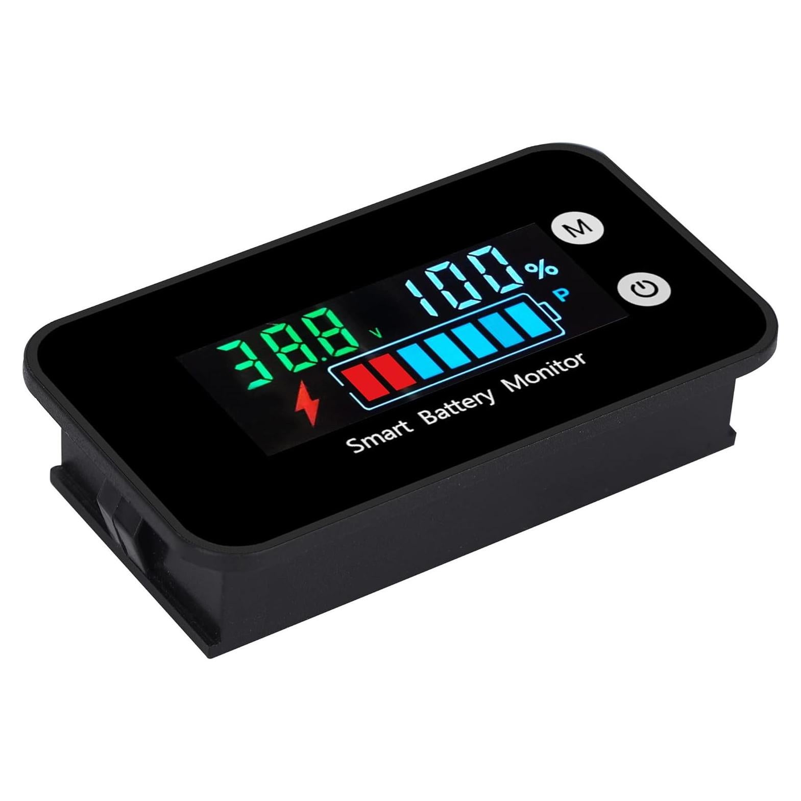 Monitor de Batería IPX7 hwnguJ AA-01 12V-72V con Alarma