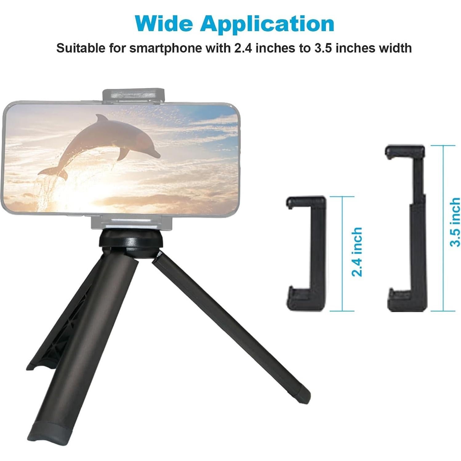 Trípode Mini Ligero NexiGo para Cámara y Teléfono 33 cm