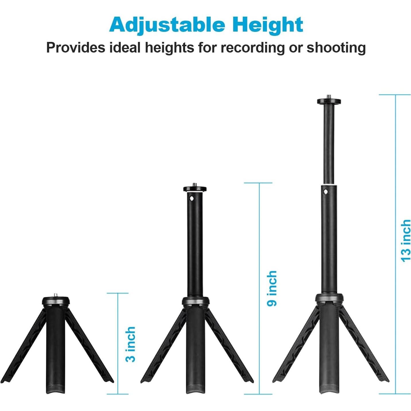 Trípode Mini Ligero NexiGo para Cámara y Teléfono 33 cm