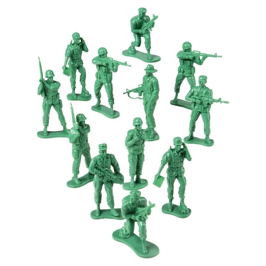 Soldados de Juguete Grandes US Toy - 12 Piezas 249g