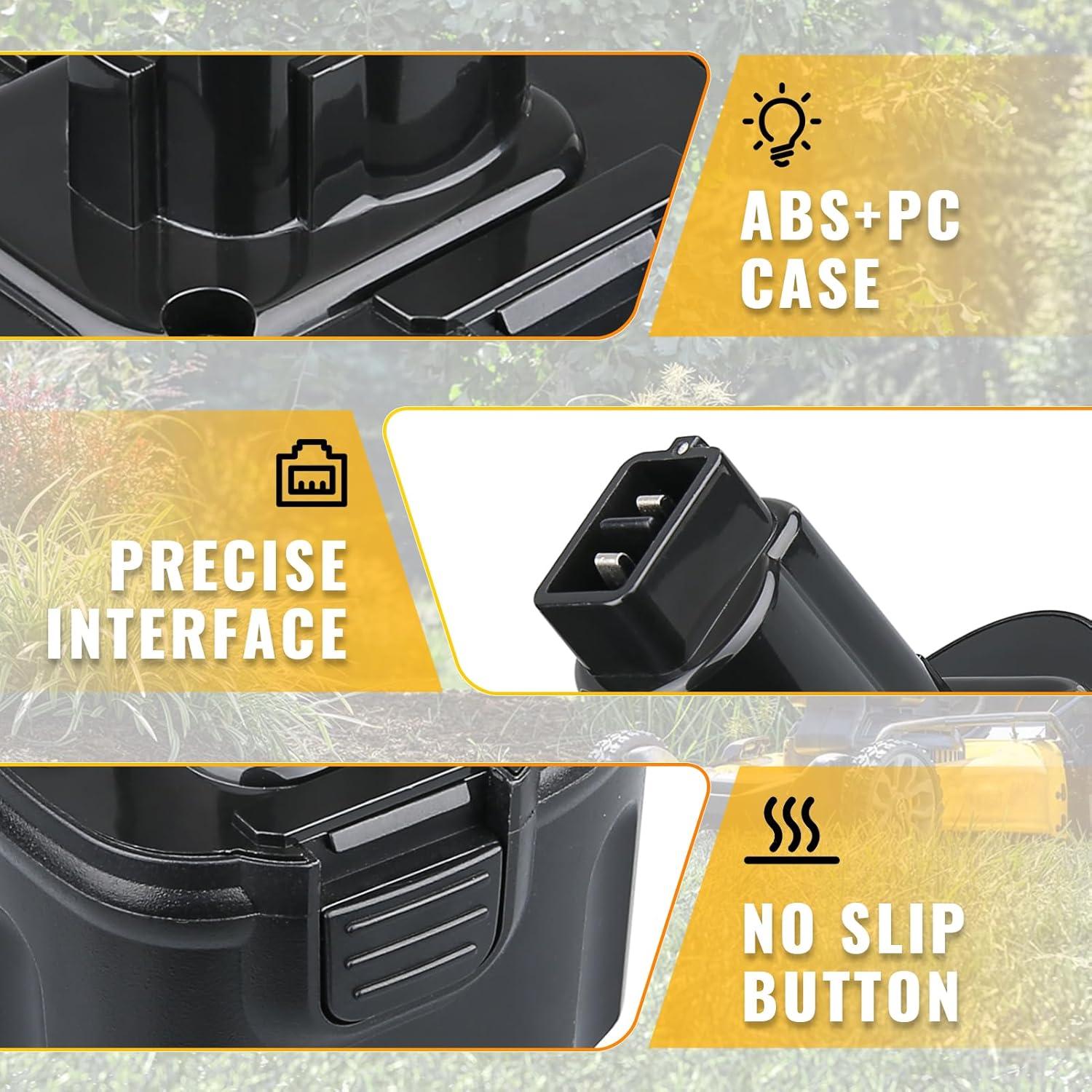 Batería Ni-Mh 4.8Ah 7.2V Dewalt DW9057 Reemplazo