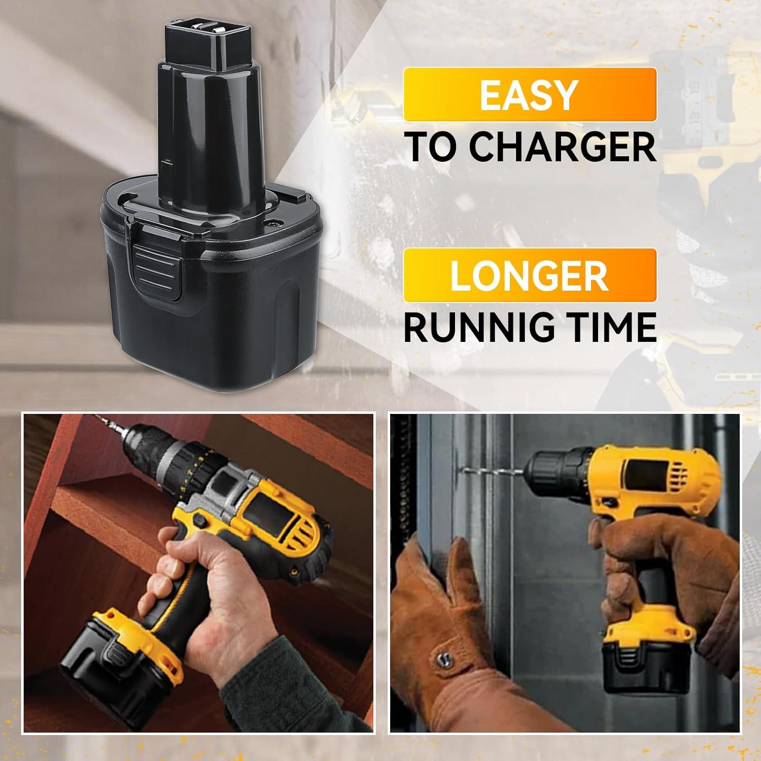 Batería Ni-Mh 4.8Ah 7.2V Dewalt DW9057 Reemplazo