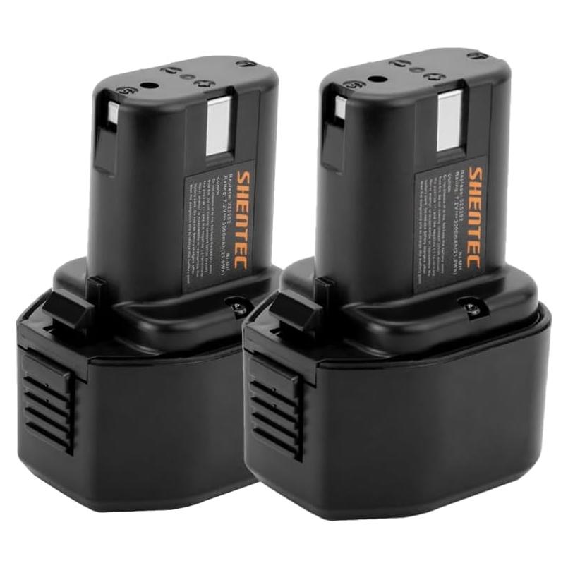 Batería de Reemplazo Ni-MH Shentec 3000mAh 7.2V EB714S (2 Paquetes)