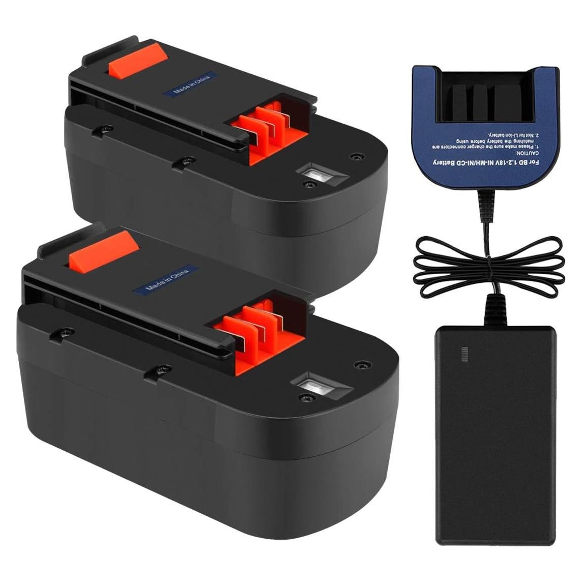 Batería Ni-MH 18V 3.5Ah Exmate + Cargador Compatible Black & Decker