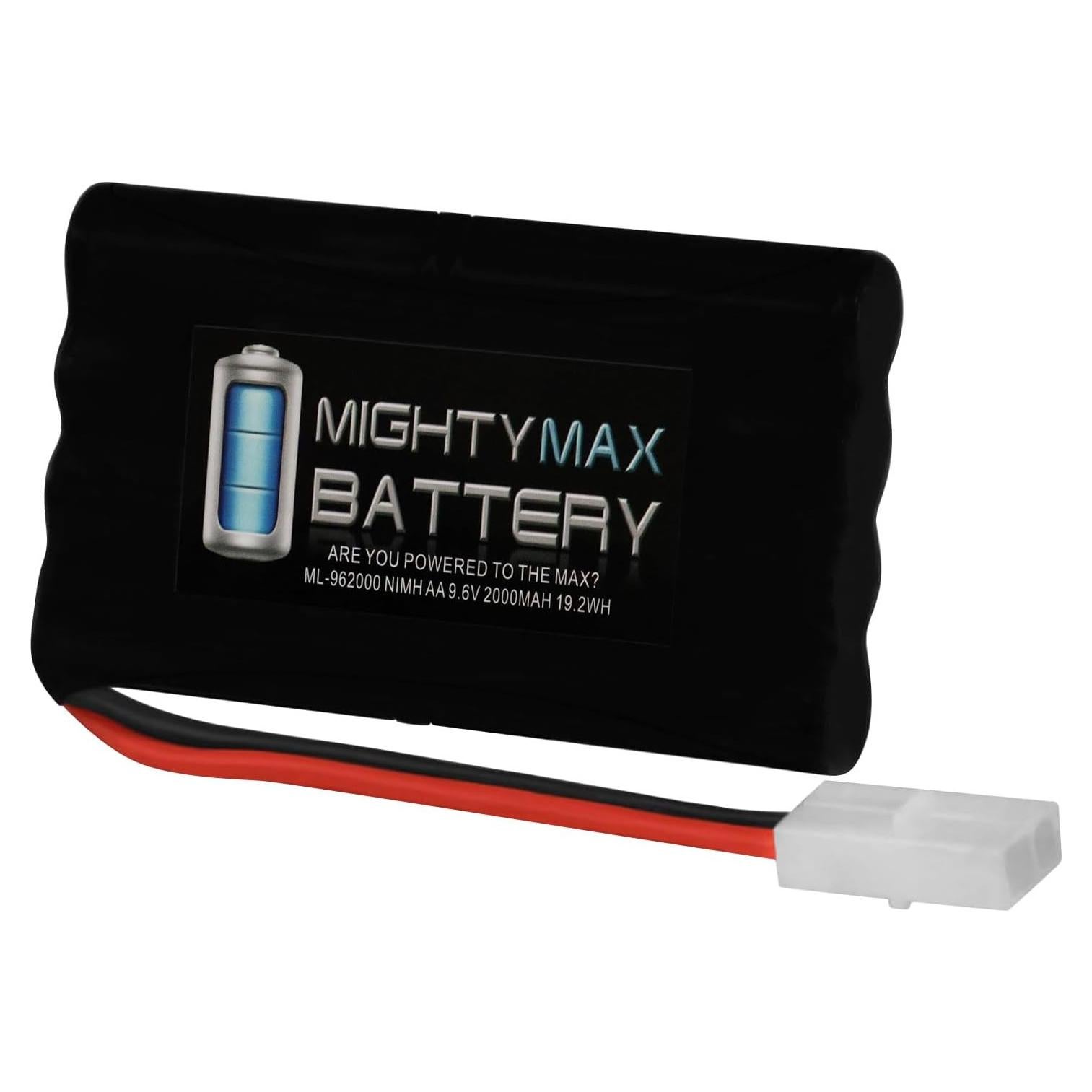 Batería NiMH 9.6V 2000mAh Mighty Max para Airsoft y RC