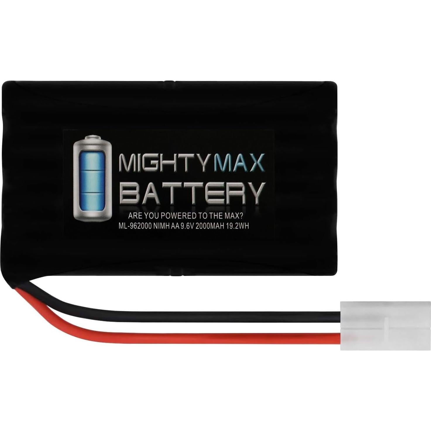 Batería NiMH 9.6V 2000mAh Mighty Max para Airsoft y RC