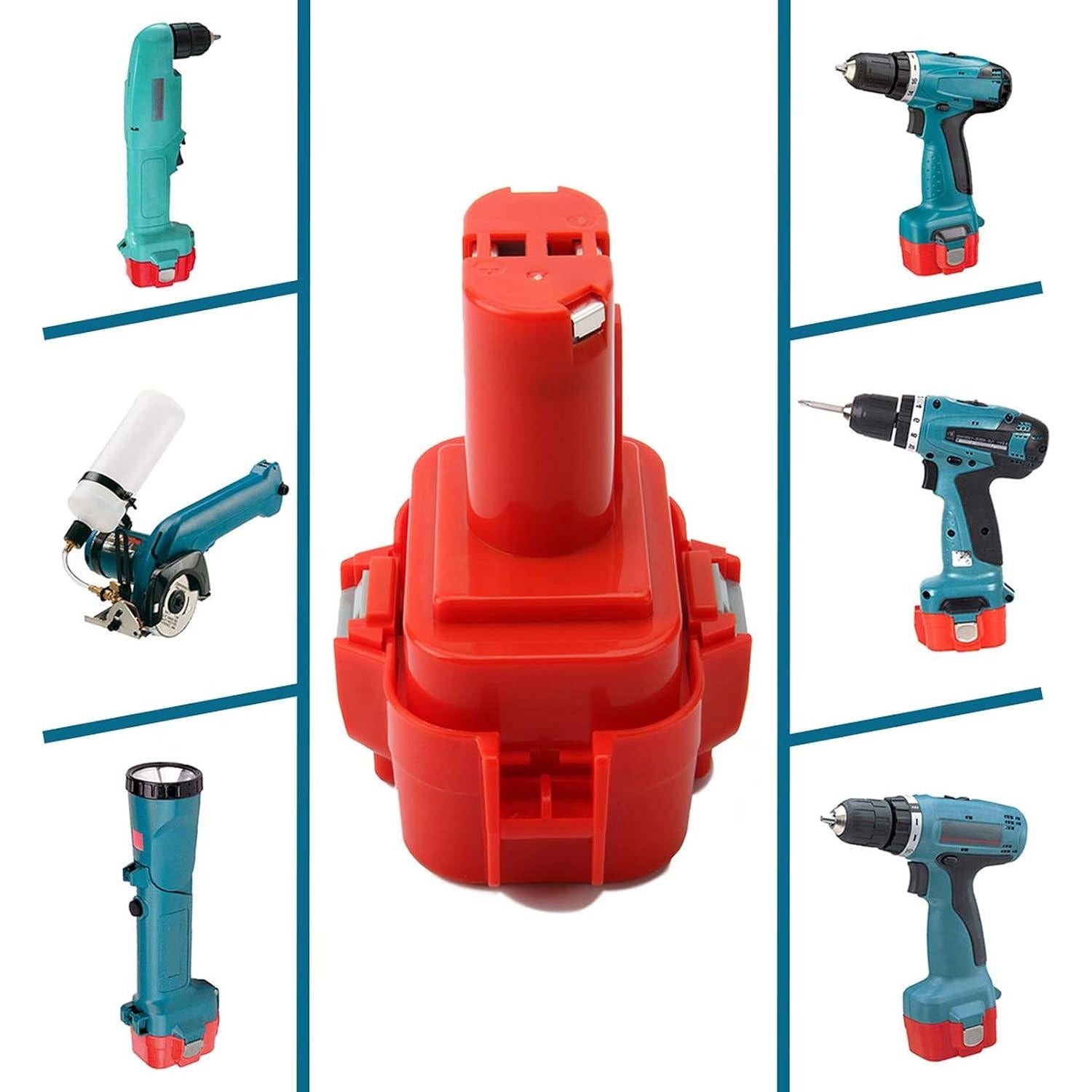 Batería de Reemplazo 9.6V 3500mAh Ni-MH Creabest - 2 Paquetes