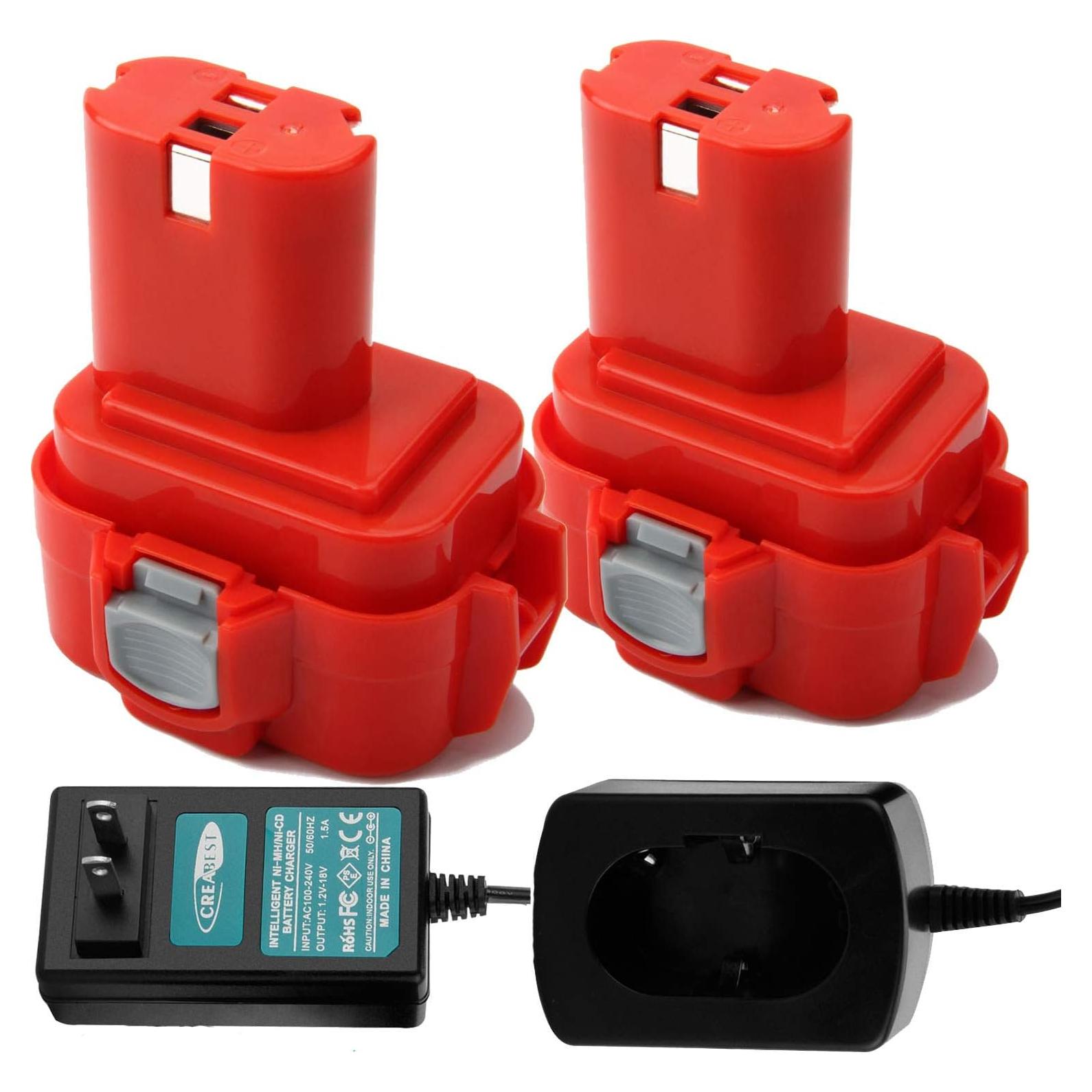 Batería Ni-MH 9.6V 3500mAh Creabest para Makita PA09 2Pack