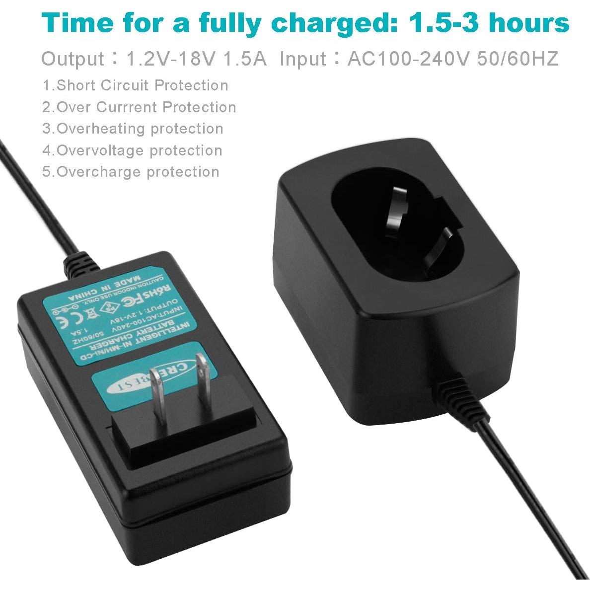 Batería Ni-MH 9.6V 3500mAh Creabest para Makita PA09 2Pack