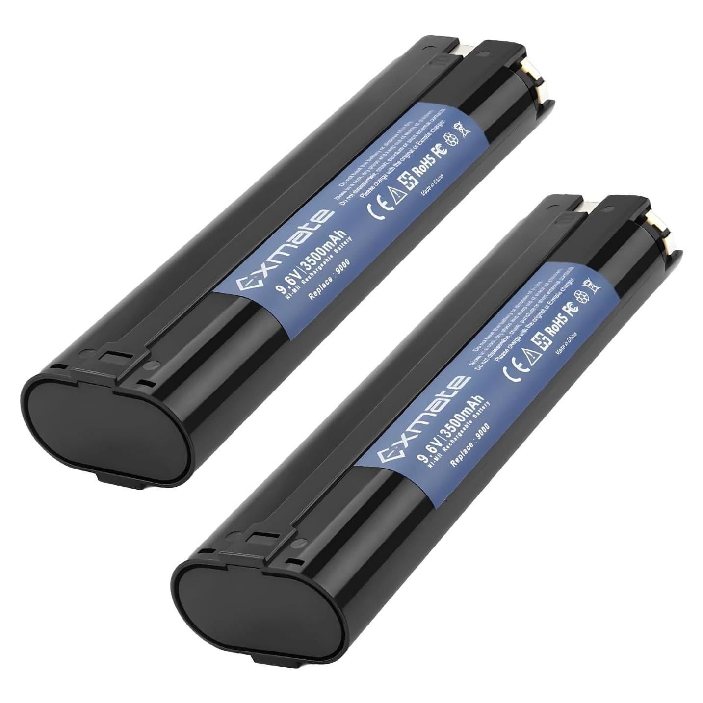 Batería Exmate 3.5Ah 9.6V Ni-MH 2-Pack Compatible Makita
