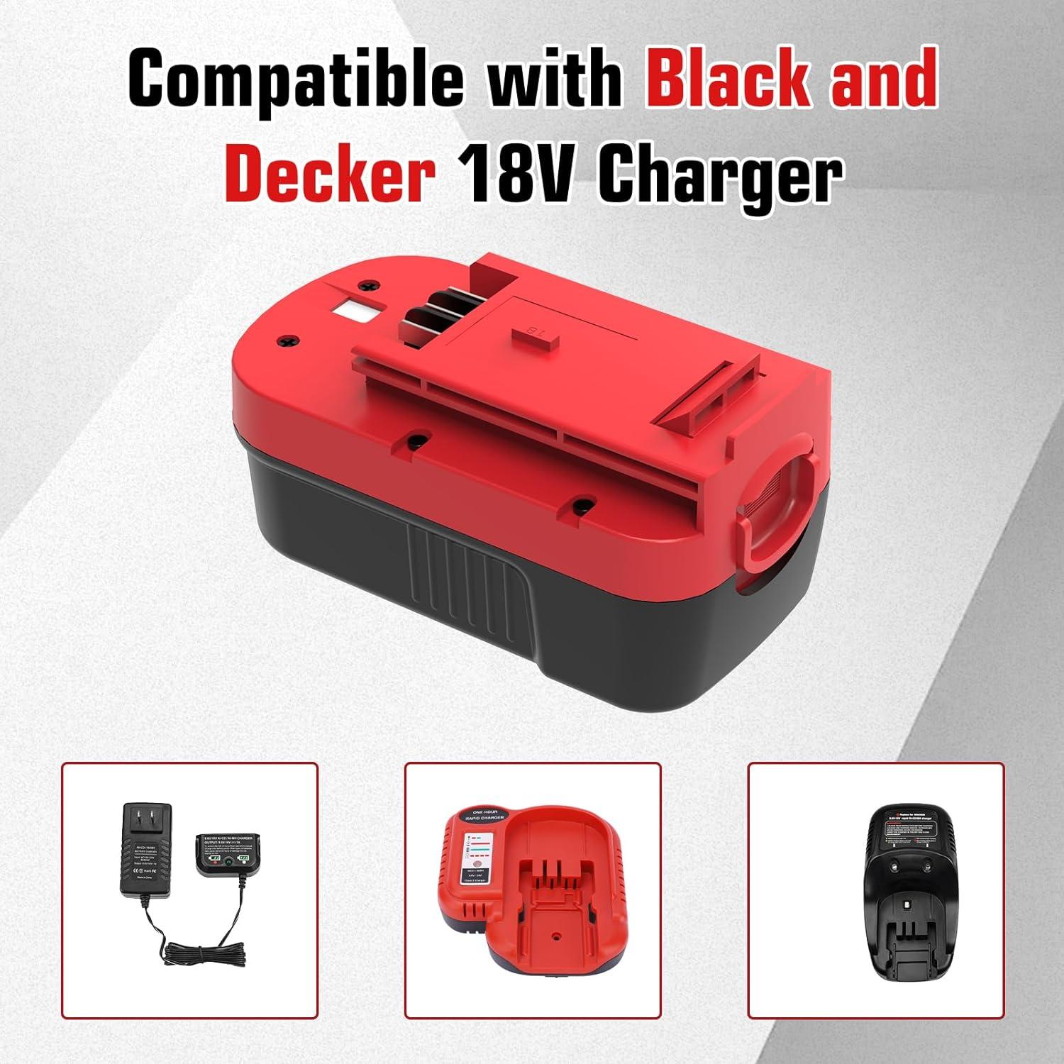 Batería Reoben 18V 4.5Ah Ni-Mh Compatible Black & Decker