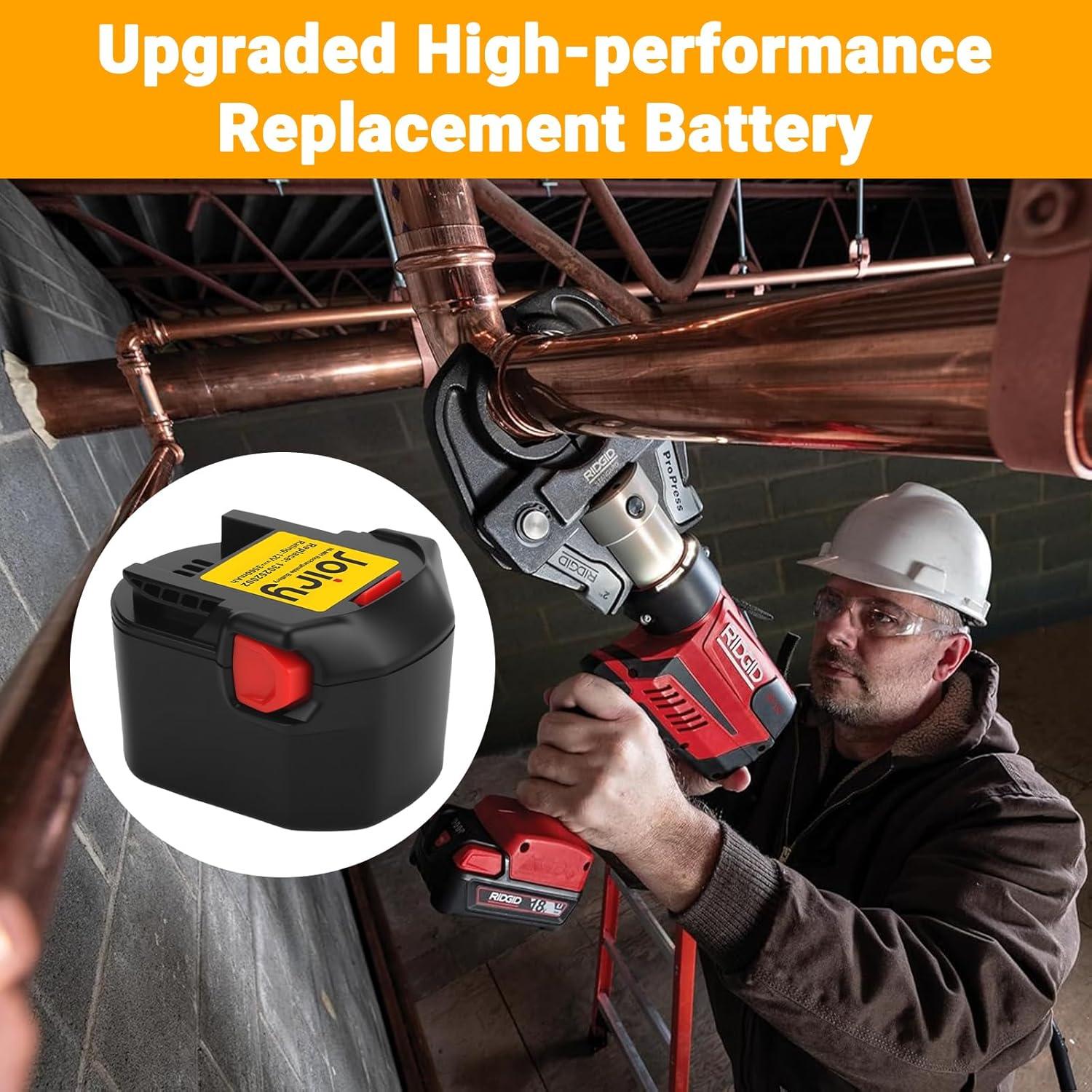 Batería de Reemplazo Ni-MH Joiry 12V 3500mAh Compatible Ridgid