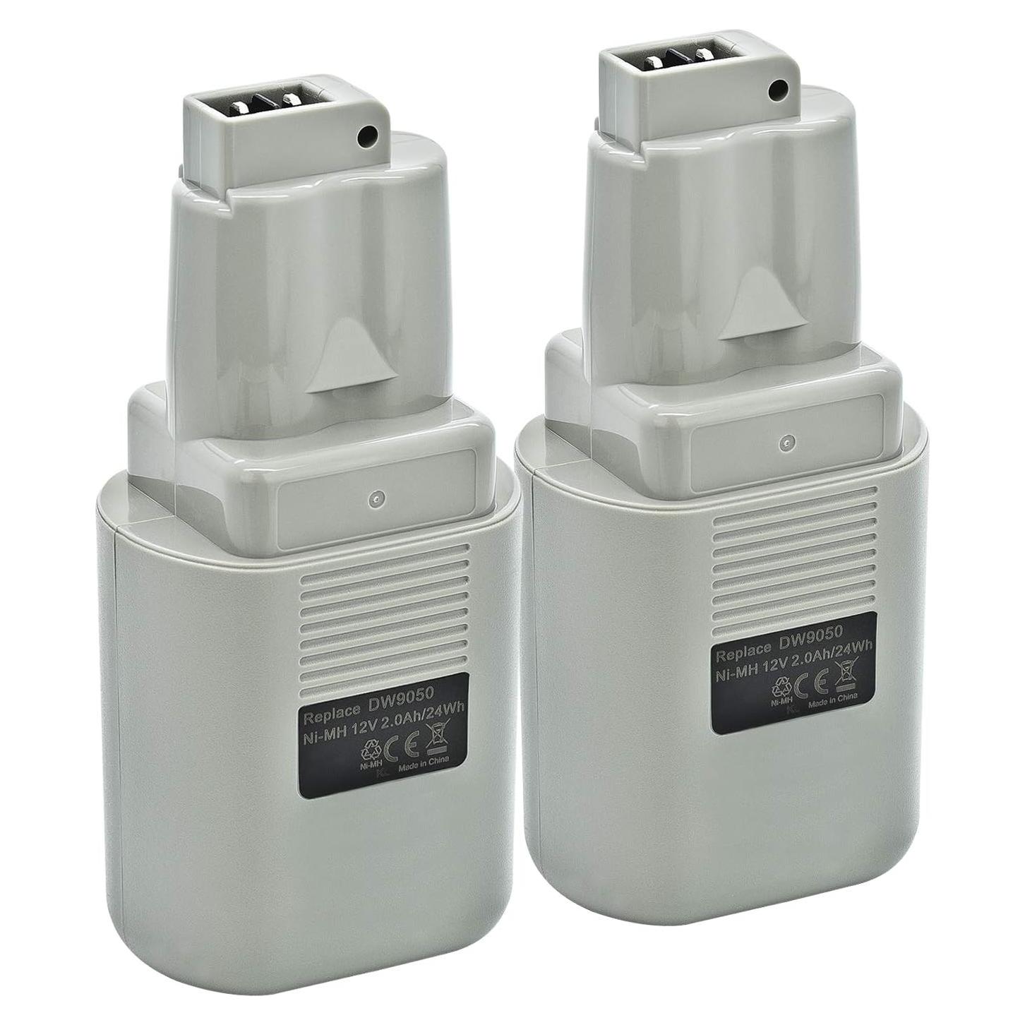 Paquete de 2 Baterías ExpertPower 12V 2000mAh NiMh para Dewalt