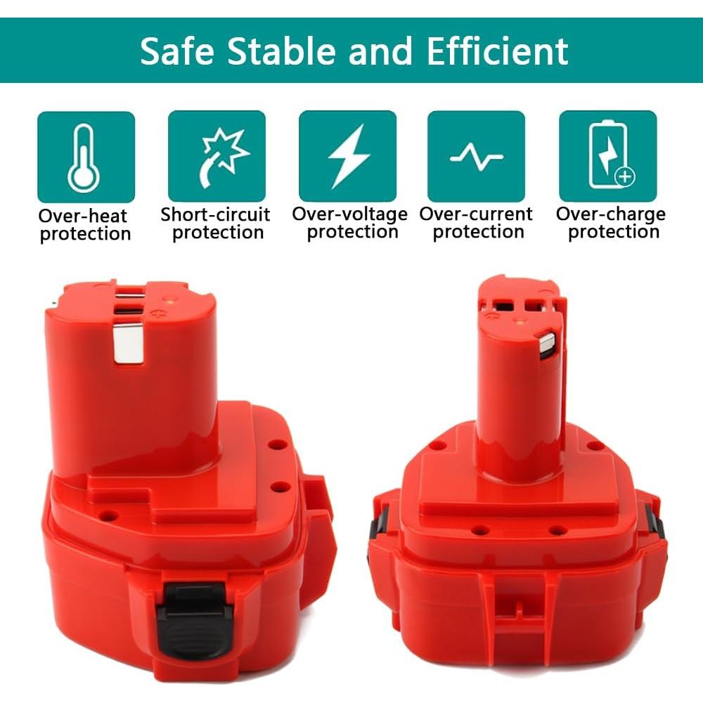 Batería Recargable Ni-MH 12V 3.5Ah Creabest + Cargador