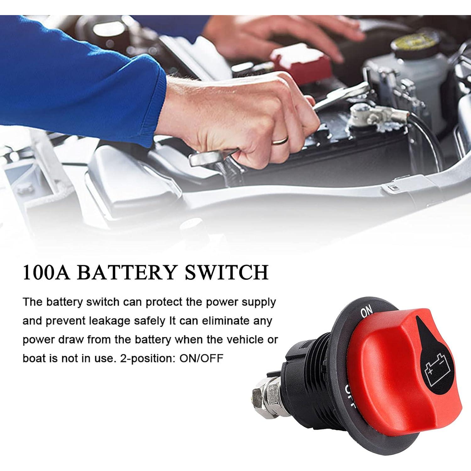 Interruptor de Desconexión de Batería 12-48V Twveml 100A