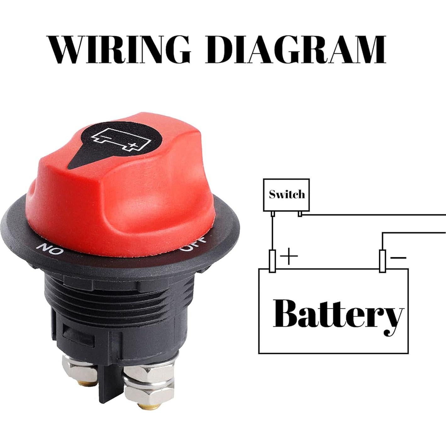 Interruptor de Desconexión de Batería 12-48V Twveml 100A
