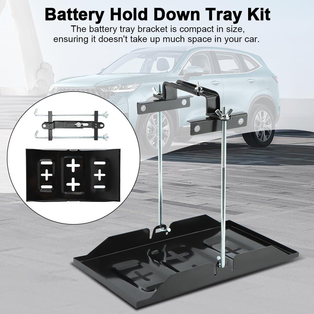 Soporte de Bandeja de Batería Universal AQEENURA 27 cm Ajustable