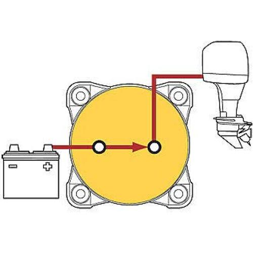 Interruptor Maestro de Batería Blue Sea 9003E ON/OFF 350A