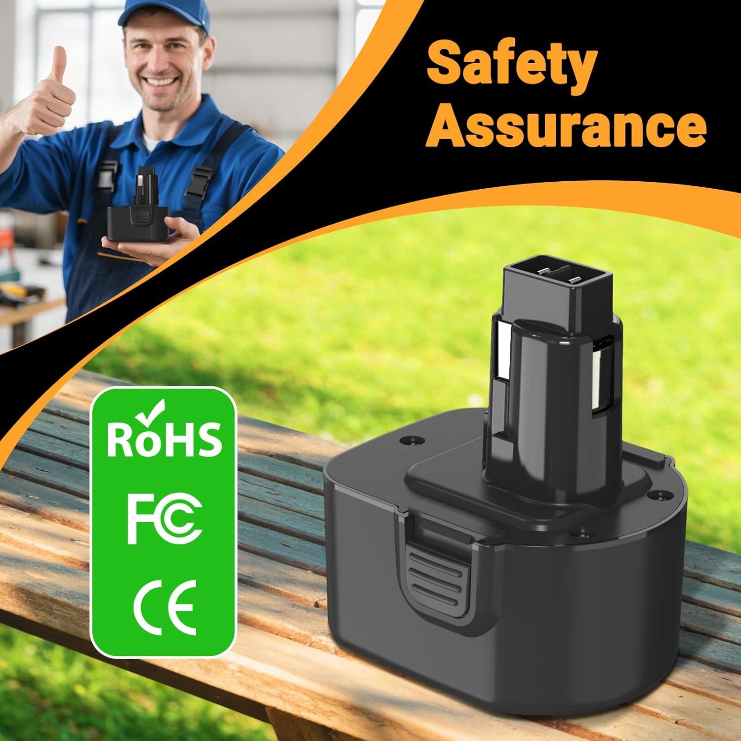 Batería Ni-MH 12V 3500mAh Shentec para Black & Decker PS130