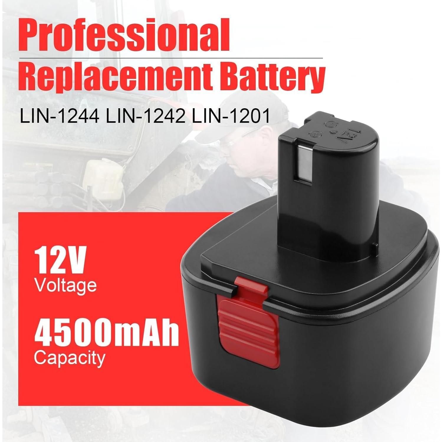 Batería Recargable Ni-MH 12V 4500mAh Energup para Lincoln
