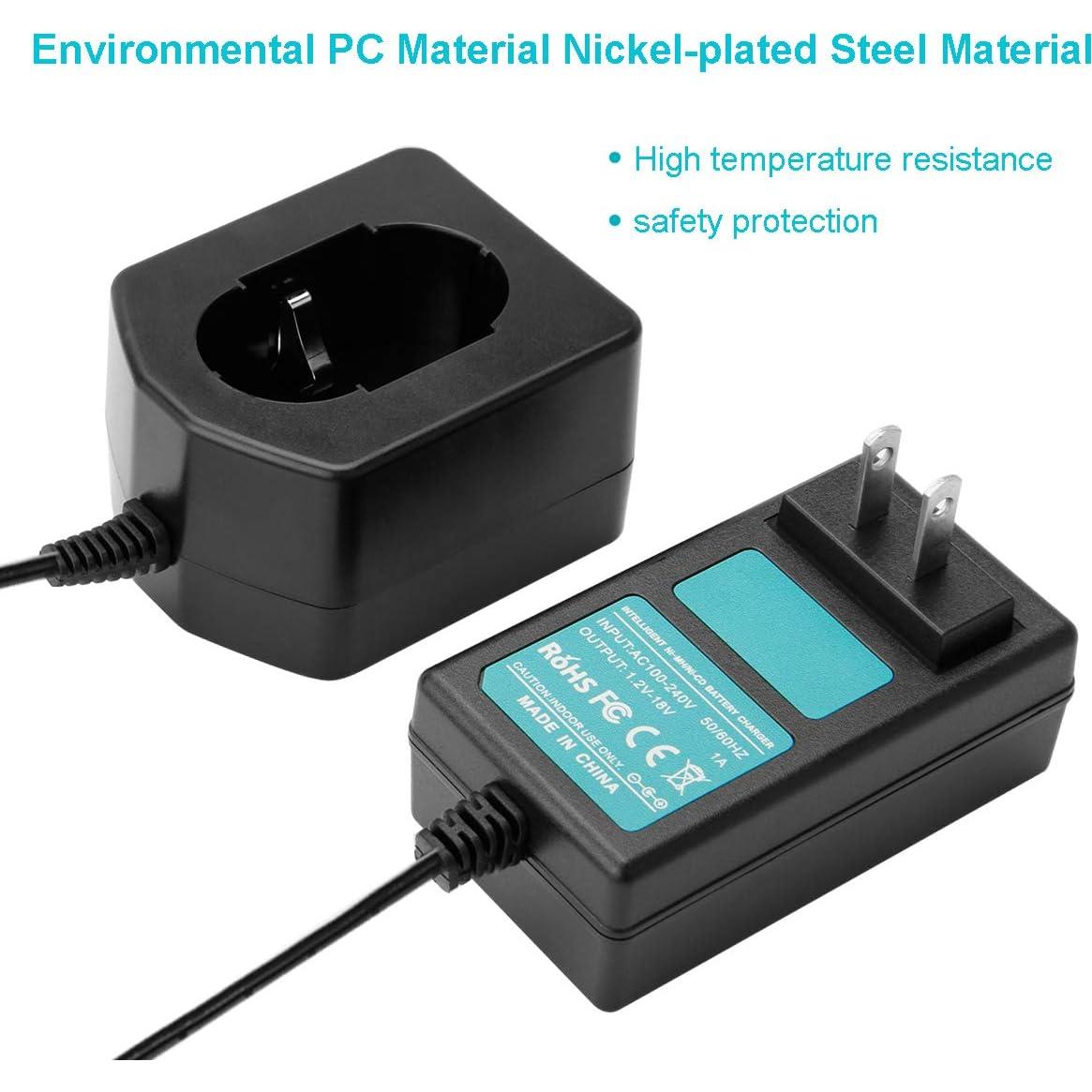 Cargador de Batería Creabest 1.2V-18V Compatible Hitachi