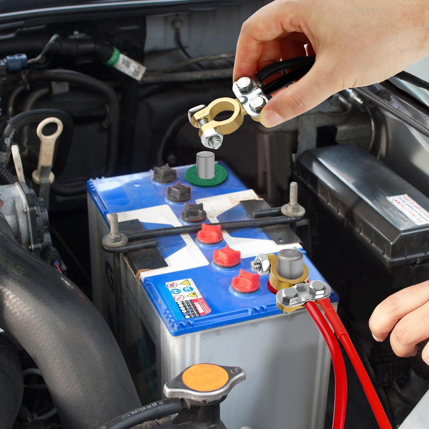 Conectores de Terminal de Batería XIOGZAXI 12V/24V Anticorrosión