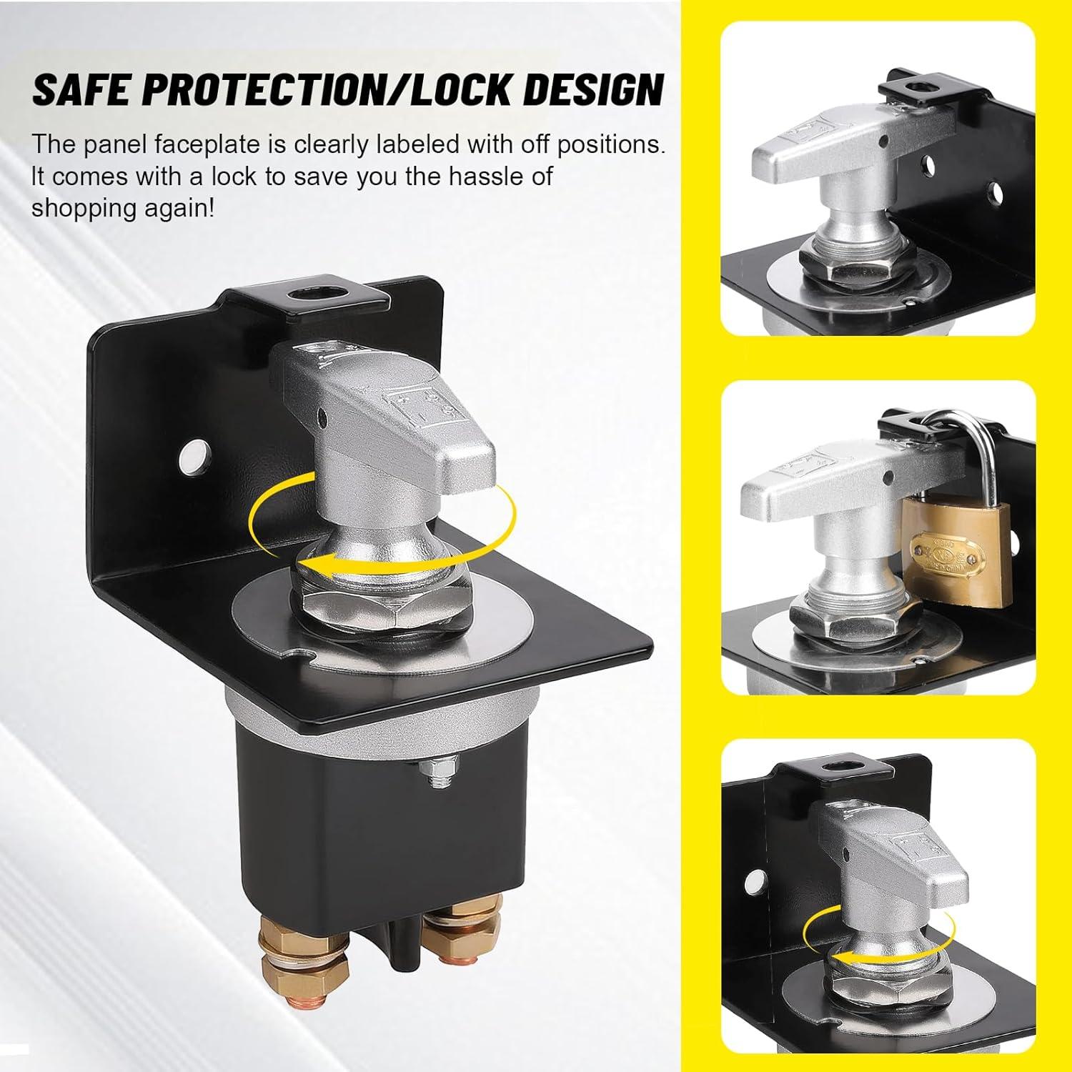 Interruptor de Desconexión de Batería C-Tzu 500A 12V-36V