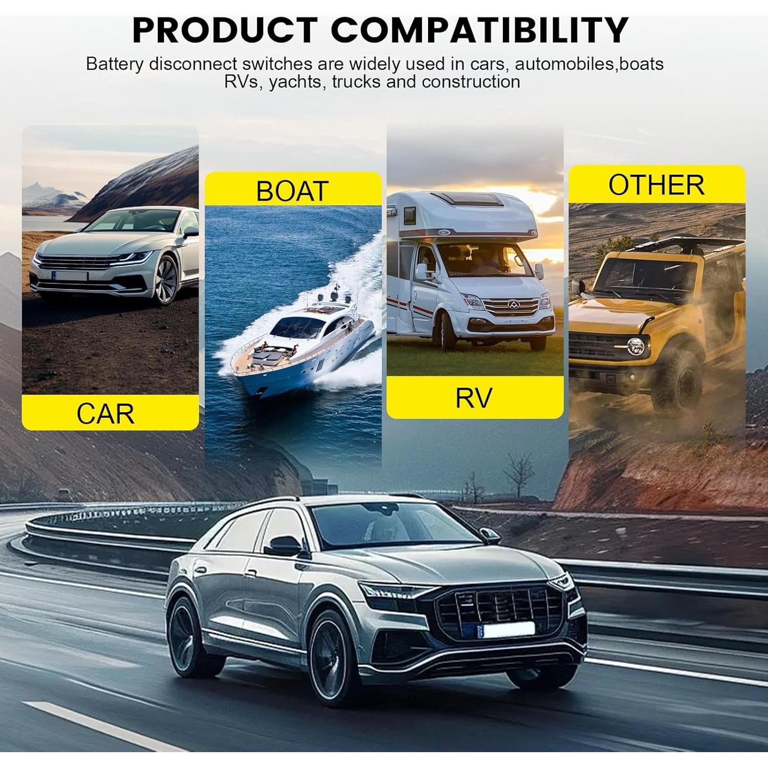 Interruptor de Desconexión de Batería C-Tzu 500A 12V-36V