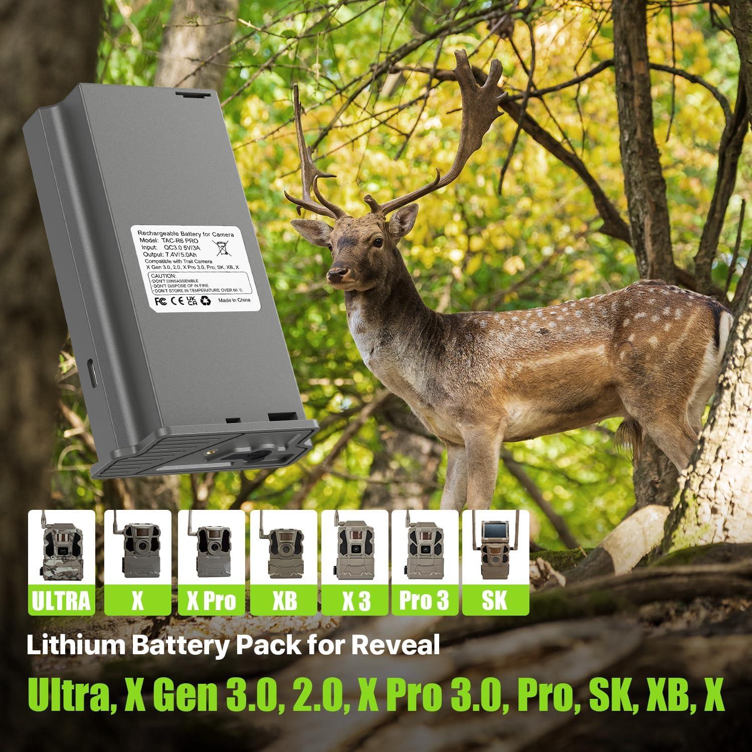 Paquete de 3 Baterías Solares Recargables Reveal EM6