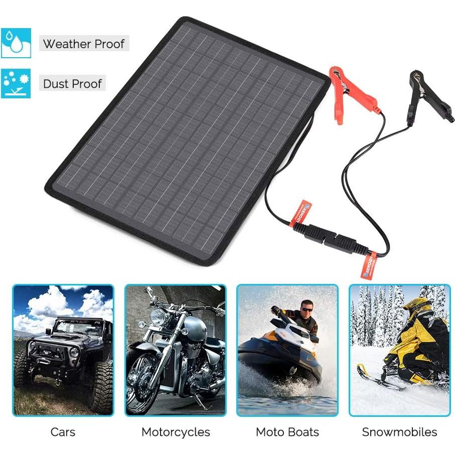 Cargador Solar de Mantenimiento de Batería 10W Renogy 12V