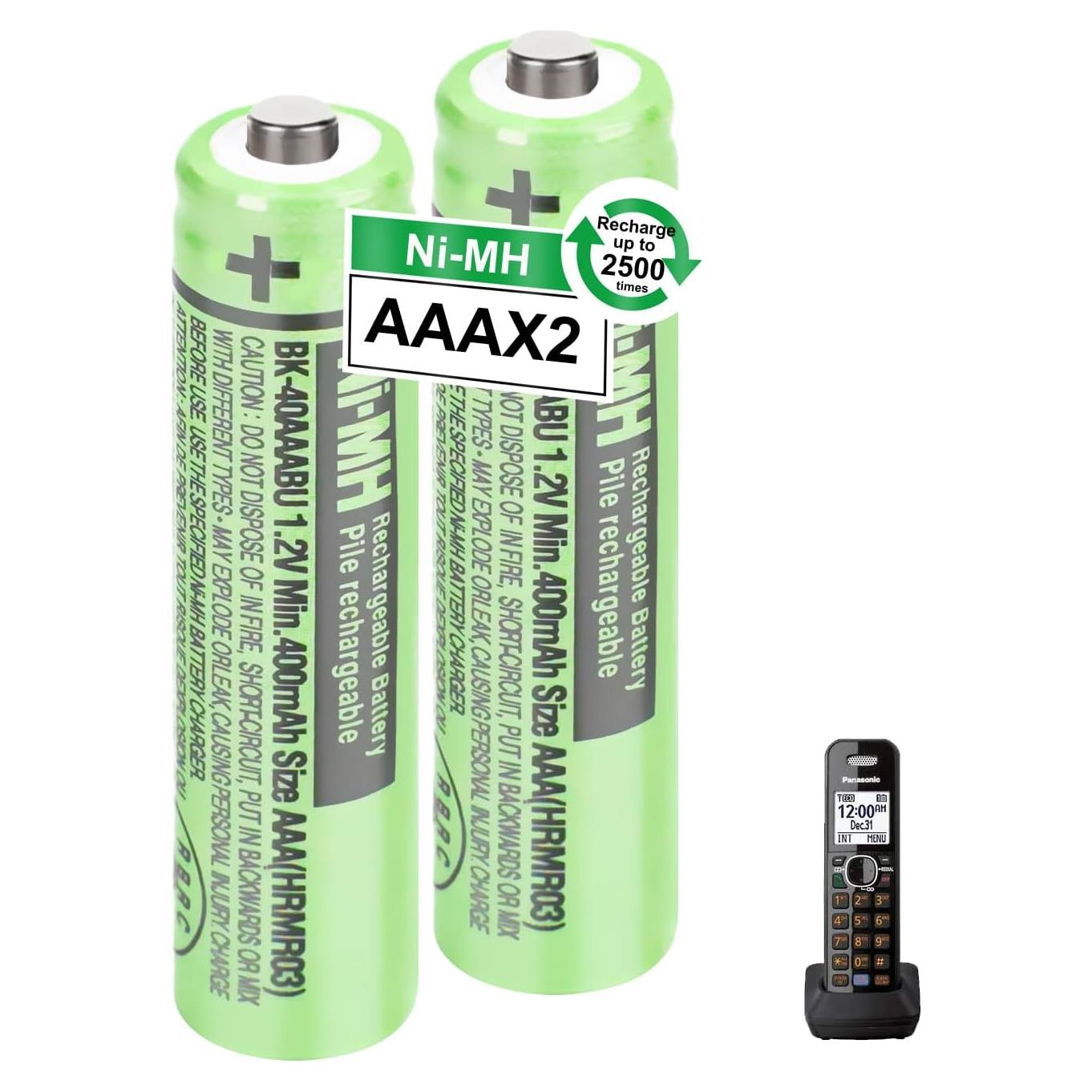 Baterías Recargables Ni-MH OSIM BK-40AAABU 400mAh AAA 2PCS