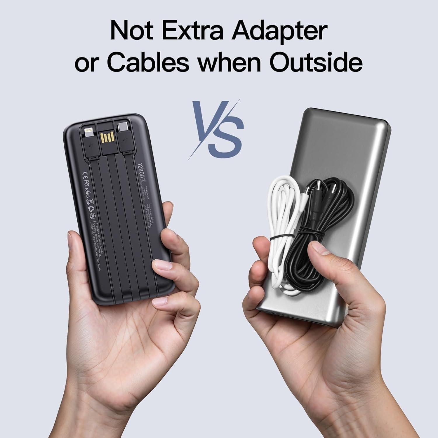 Paquete de 2 Cargadores Portátiles 12800mAh SHENZHEN M7