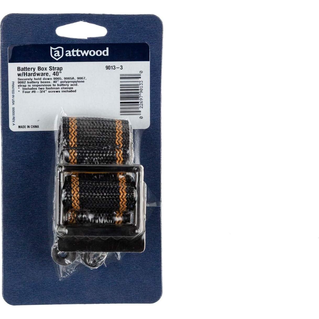 Kit de Correa de Sujeción para Batería Attwood - Mediana