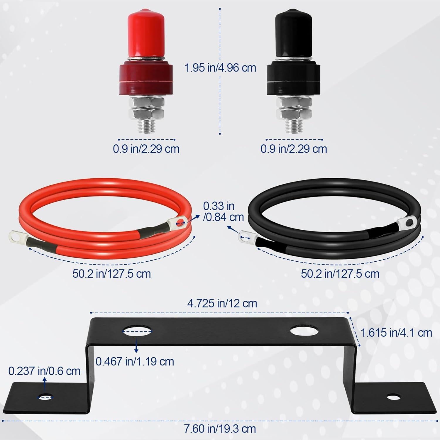 Kit de Reubicación de Batería Kikerike BRK 0.48kg 127.5cm