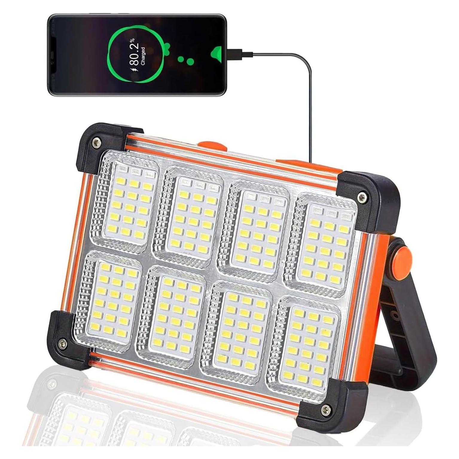 Luz de Trabajo Solar Recargable YXQUA 120W 10000LM IP66